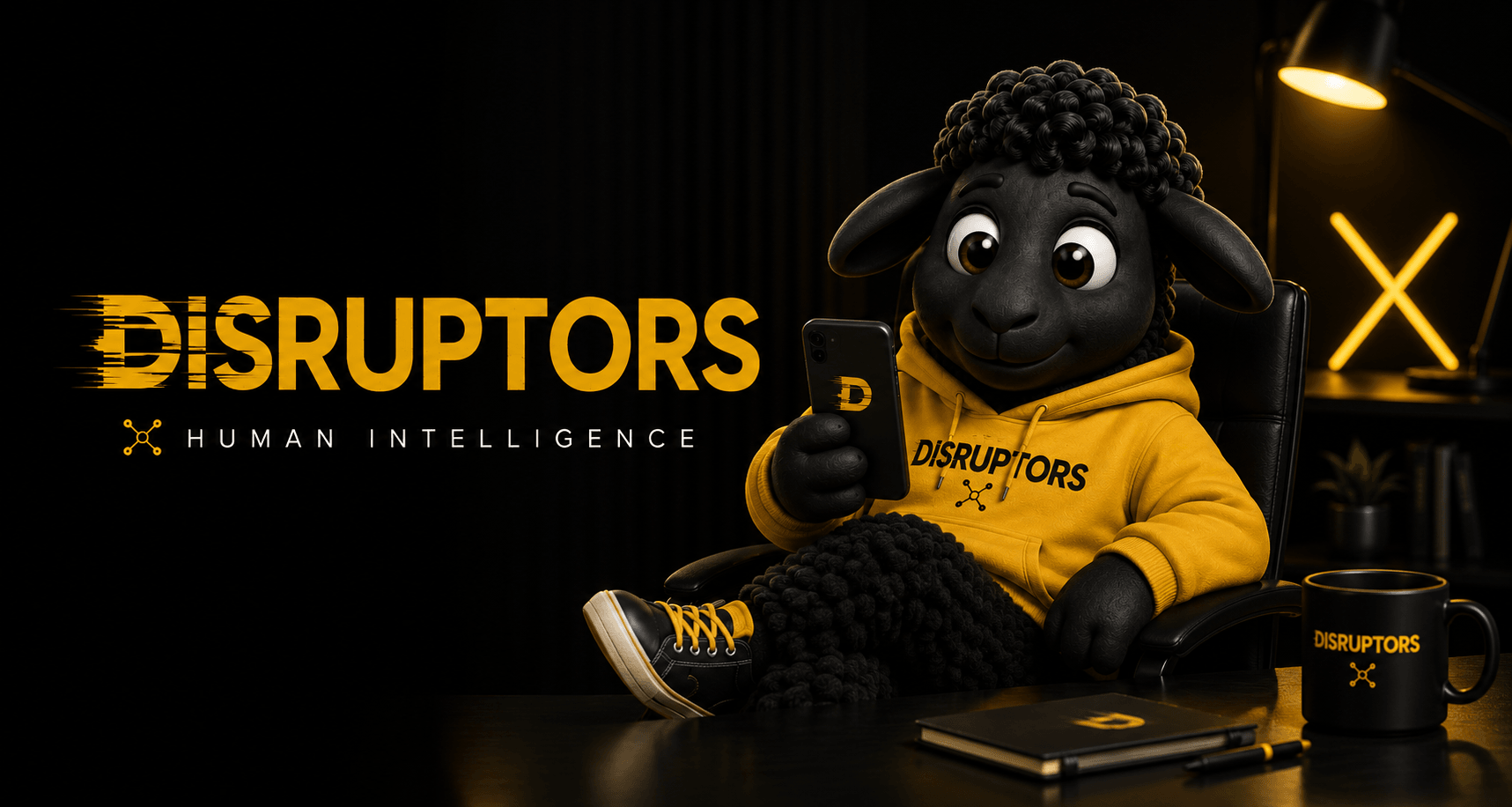 Sheppy - Mascota de DISRUPTORS
