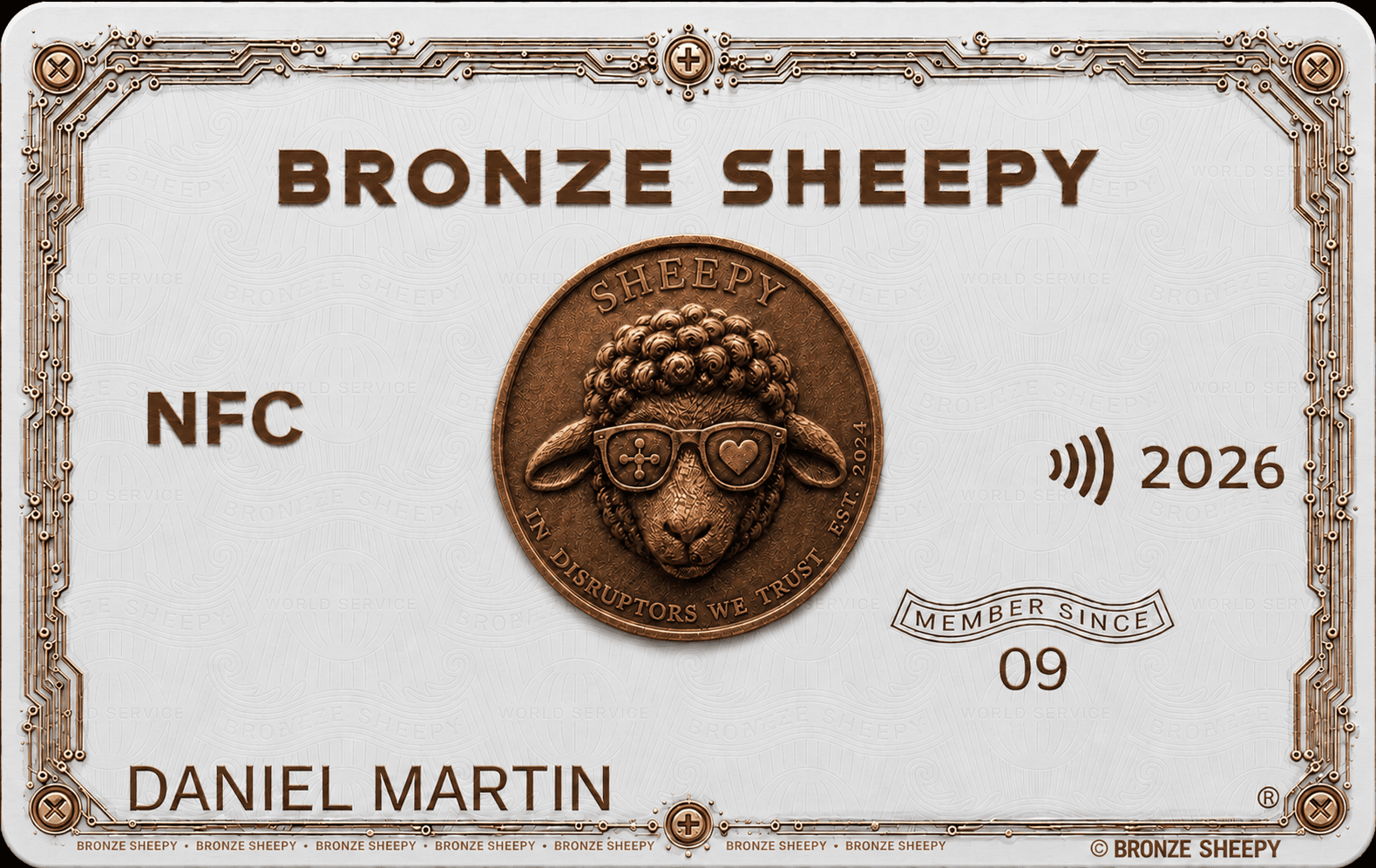 BRONZE SHEEPY card
