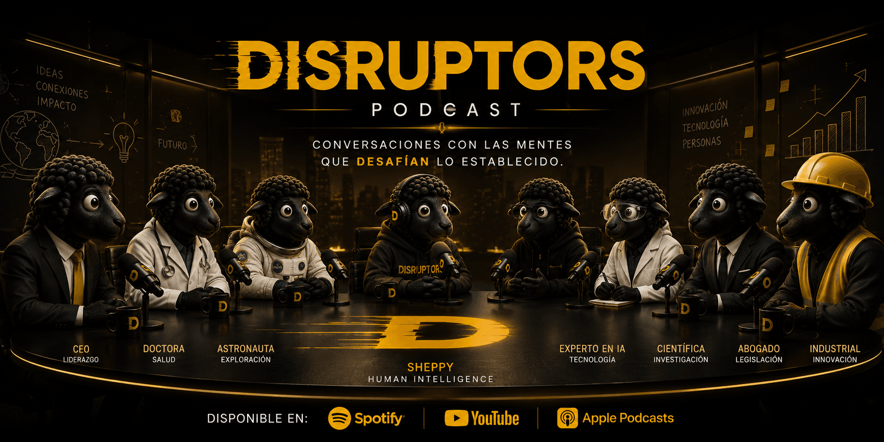 DISRUPTORS Podcast — Conversaciones con las mentes que desafían lo establecido